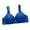 Blue, variant on Homenesgenics Wireless Bras for Women Woman's Fashion Bowknot Printing Comfortable Hollow Out Bra underwear No Rims