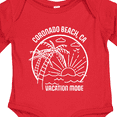 thumbnail image 4 of Inktastic Summer Vacation Mode Coronado Beach California Boys or Girls Long Sleeve Baby Bodysuit, 4 of 5