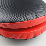 Taekwondo Kick Pads: Double Strike Karate Kicking Targets Training Paddles, Durable Martial Arts Training Equipment for Kickboxing and Karate Training (2PCS, Red+Black)
