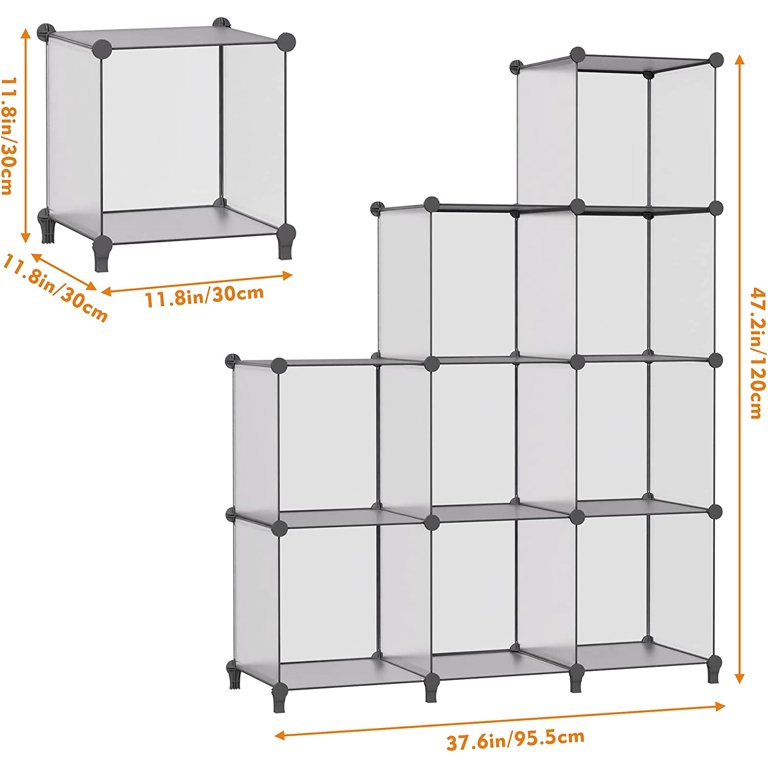 Highwell Cube Storage Organizer, 9-Cube Closet Organizers and