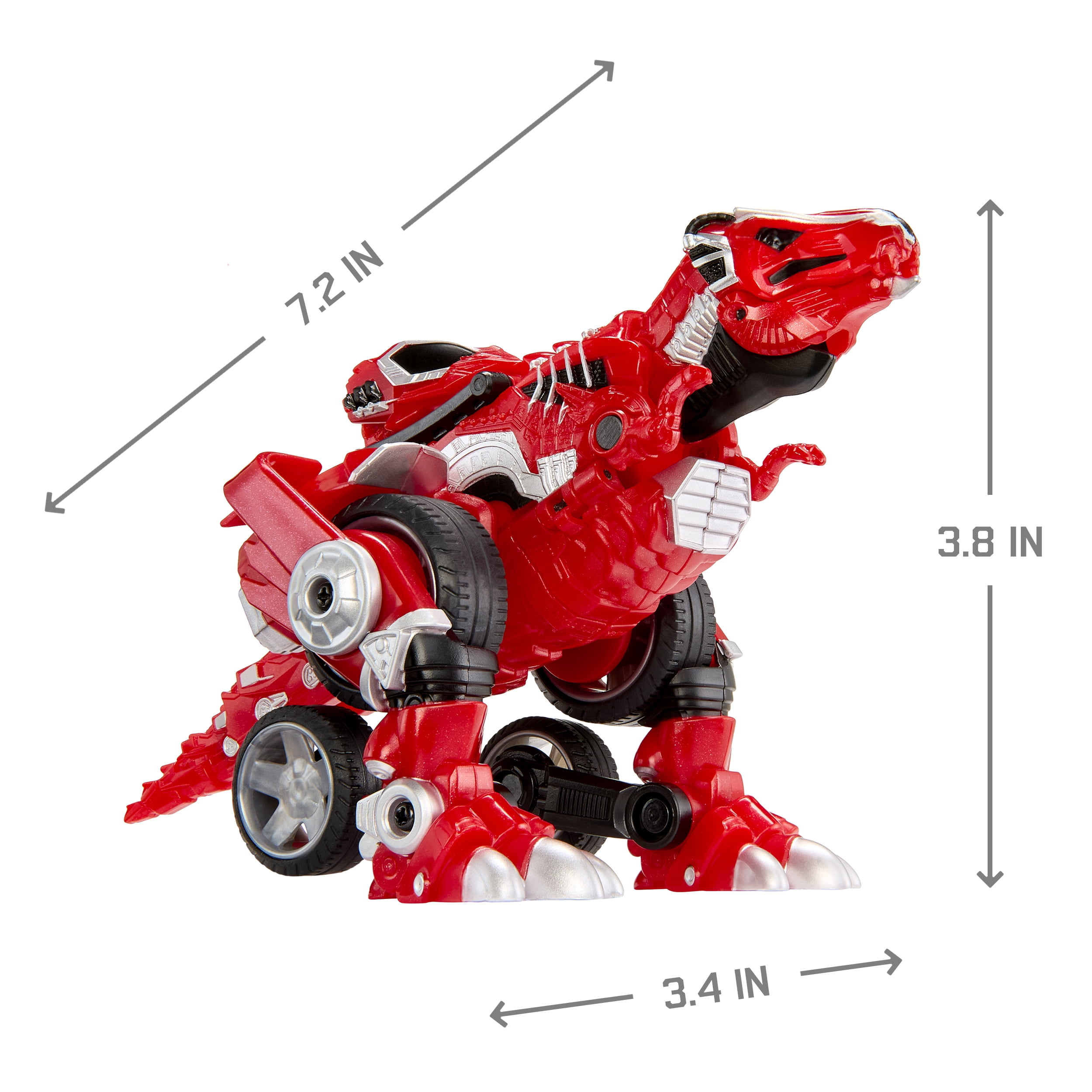 Armorsaurs Evolver Ajax Transforming Dinosaur to Vehicle Toy, 2-in-1 Dino Figure with Multi-Step Conversion, Kids, Boys, Girls, Ages 6+