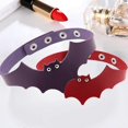thumbnail image 5 of Collier Chauve-Souris en Cuir Pu, Collier Clavicule à Sangle-26, 5 of 5