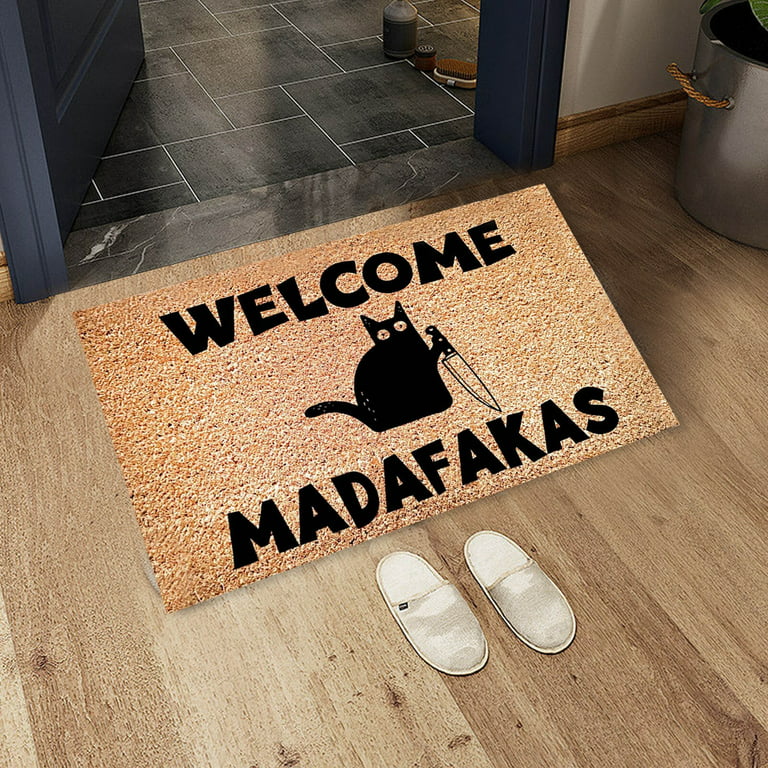 Welcome Floor Mats Home Printed Kitchen Carpets House Doormats For