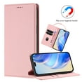 thumbnail image 2 of for iPhone 15 Pro Max Wallet Case with RFID Blocking Card Slots, Fashion PU Leather Flip Kickstand Magnetic Phone Cover Women Men, Support Wireless Charging, Full Body Protection - Pink, 2 of 9