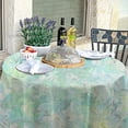 thumbnail image 4 of Coolnut Round Tablecloth Mint Green Pastel Modern Table Cover for Home Decoration Washable Table Cloth for Dinner Picnic 60in, 4 of 5