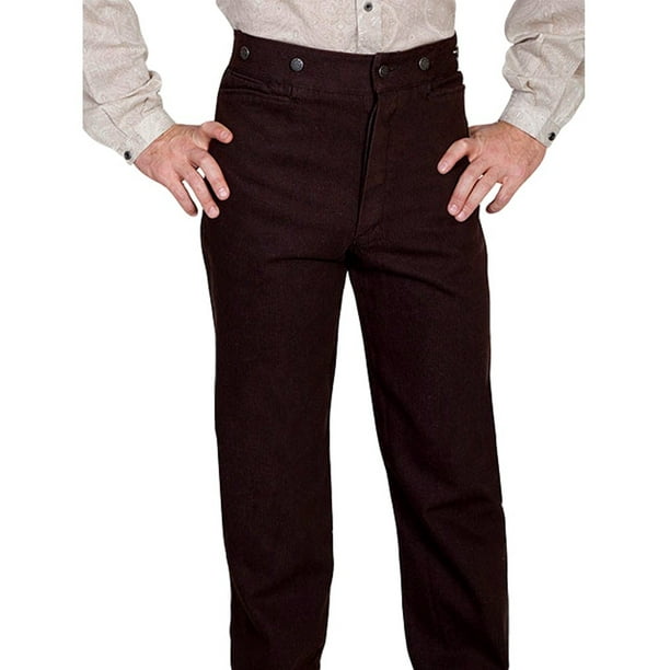 Scully Leather - Scully Western Pants Mens Old West Classic Western ...