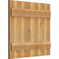 thumbnail image 2 of 26 7/8"W X 25"H Timbercraft Five 5 3/8" Boards Joined Board-N-Batten Shutters, Rough Sawn Western Red Cedar (Per Pair), 2 of 13