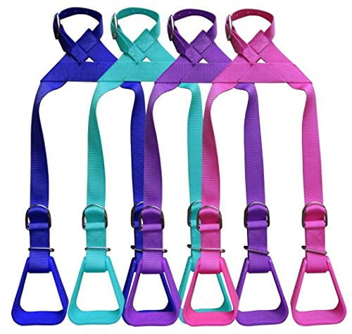 Showman ® Heavy duty nylon adjustable buddy stirrups with a Sunflowe Showman ® Heavy duty nylon adjustable buddy stirrups with a Sunflowe