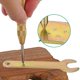 thumbnail image 4 of Juegos de 8 brocas centrales con punzón central automático, perforadora de orificios para bisagras autocentrante, herramientas para trabajar la madera para puertas de muebles de 1/4'', 4 of 5