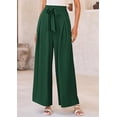 thumbnail image 4 of PRETTYGARDEN Women's Wide Leg Work Pants Business Casual High Waisted Loose Palazzo Trouser Summer Clothes, 4 of 8