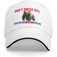 thumbnail image 1 of Don't Mess with Chicago hat Strong Chicago Baseball Cap, 1 of 7