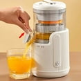 thumbnail image 5 of Juicer under $5! CQCYD USB Rechargeable Masticating Juicer, Powerful Slow Juicer for Lemon Orange Fruits, Pulp Separation Easy Squeezer, Portable Fruit Juice Extractor for Kitchen, 5 of 9