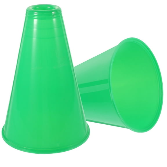 HOMEMAXS 2PCS Plastic Megaphones Party Sports Matches Outdoor Activities Megaphones