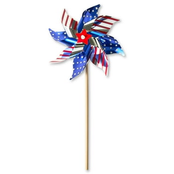 Patriotic Small Red, White, and Blue Pinwheel, 14", by Way To Celebrate