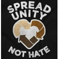 thumbnail image 2 of Spread Unity Not Hate Social Justice Plus Size Crewneck Graphic Tee Shirt Brisco Brands 3X, 2 of 5