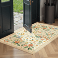 thumbnail image 5 of CHITOOMA 2'x3' Boho Runner Rug for Hallway, Machine Washable Stain Resistant Non-Shed Carpet, Floral Runner Rug with Non-Slip Backing for Kitchen, Entryway, Bedroom, Laundry, Bathroom, 5 of 7