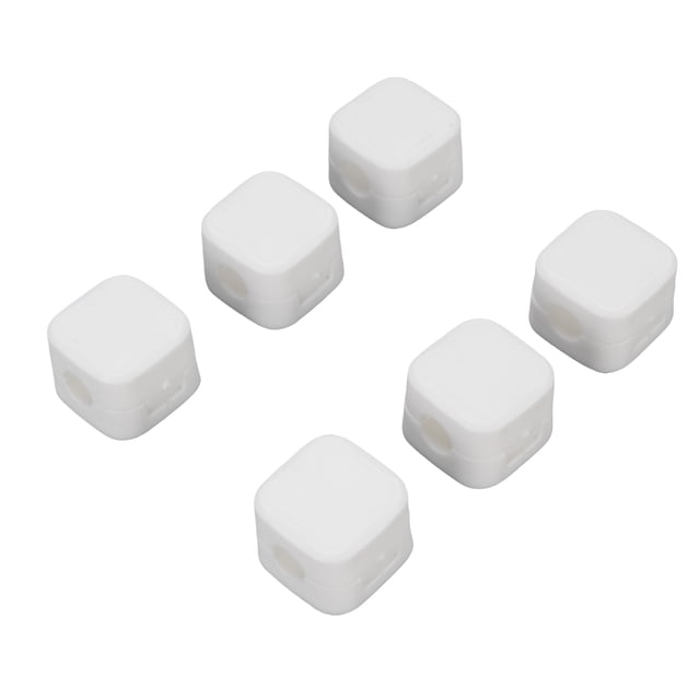 6pcs Magnetic Cable Clips, Cord Holder Organizer with Adhesive Sticker for Desk Car Home Office Cable Management Wire Keeper for Phone USB Power Cords