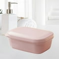 thumbnail image 6 of Nkmbld Soap Dish Holder with Lid, Quality Soap Tray Shatterproof Soap Container for Camping, Gym, Bathroom,Kitchen,Dormitory,Hotel, Pink, 6 of 7