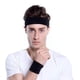thumbnail image 4 of Bandas para la cabeza deportivas para hombres y mujeres: banda para el sudor de algodón absorbente de humedad para tenis, baloncesto, correr, gimnasio y entrenamiento, 4 of 5