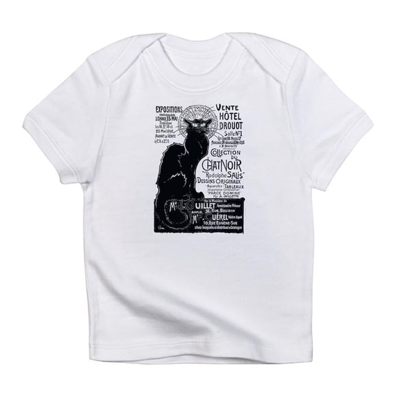 CafePress - Chat Noir Cat Infant T Shirt - Infant T-Shirt