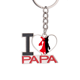 thumbnail image 1 of Baile social Dancer Duet Dance El soporte del llavero de metal del llavero ama a papá, 1 of 3