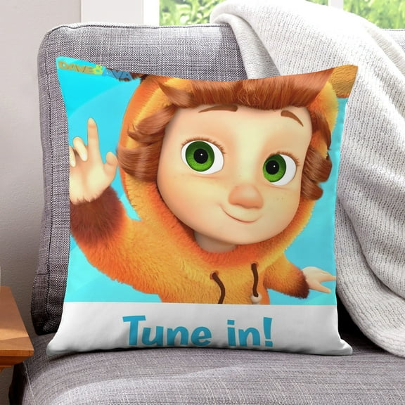 YOUYONGZHI Dave and AVA-themed plush velvet Pillow Cover Case Gifts Pillowcase Home Decorative Throw Cushion Birthday Present Fans Lover