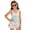 Pink and Green - Tie Dye, variant on DISNIMO Girls Sleeveless Swimsuit Tie Dye Printed One Piece Swimwear with Skirt Hawaiian Summer Swim Dress Quick Dry Bathing Suits for Beach Vacation Pool