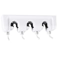 thumbnail image 3 of Wall Mountable Mop Rack Featuring 3 Ball Slots and 4 Hooks for Tool Storage, 3 of 4