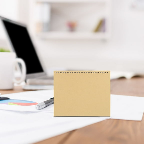 WHAMVOX  12 Pcs Calendar Base for Blank Desk Versatile Triangle Rack