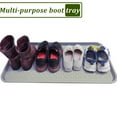 thumbnail image 4 of Large Multifunctional Boot Tray 2 Pack Boot Mat Washable Indoor or Outdoor Tray Mat Doormats for Shoes Boots Plants Pots Paint Tins Pet Bowls Car Storage, 30 x 15 x 1.2 Inches, 4 of 7