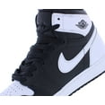 thumbnail image 2 of Nike Air Jordan 1 Retro High OG GS Boys Shoes Size 6, Color: Black/White/White, 2 of 3