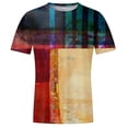thumbnail image 4 of EGNMCR Chemises à Manches Courtes pour Hommes, T-shirt Col Rond Décontracté d'Été, Mode Décontractée pour Hommes, Impression Numérique 3D, Hauts Décontractés d'Été, 4 of 5
