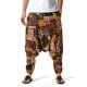 thumbnail image 5 of Pantalones hippies Honeeladyy para hombre, holgados, estilo bohemio, de lino, con cordón, para yoga, largos, cargo, 5 of 7