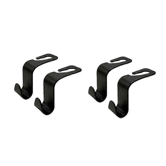 Car Headrest Hook, 44 lbs, Durable Back Seat Hook, Easy Install Design Portable Organizer for Purses, Wallet, Groceries (4 Pack)