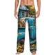 thumbnail image 1 of Balery Vintage Pickup Sunflower Dog Pantalones de pijama para hombre, pijama ultraligero, pantalón de descanso-3X-Large, 1 of 6