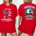 thumbnail image 4 of America 250th Anniversary Shirt, 1776–2026 Patriotic Eagle Tee, Independence Day Comfort Colors T Shirt, USA 250 Years Graphic Tee, 4 of 4
