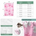 thumbnail image 6 of Pink White Bow Tie Up Curtains for Windows, Adjustable Balloon Window Shades, Modern Art Watercolor Bowknot Kitchen Window Treatments Adjustable Roll Up Curtain for Basement/Nursery 52"x45", 6 of 8