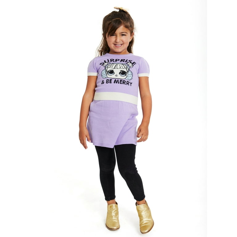 L.O.L Surprise Girls Sweater Dress Sizes 4 12