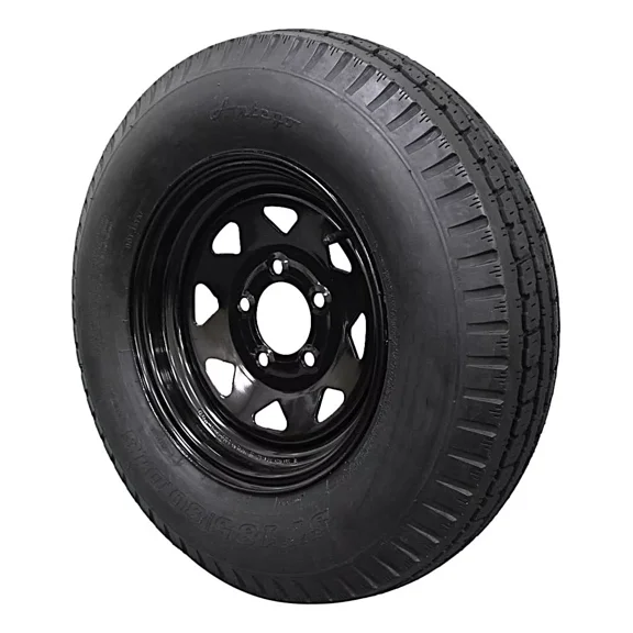 (Single Assembly) Antego Tire and Wheel 185/80D13 Highway Terrain Assembly – Optimized for High Load Performance, 13.0-Inch Rim, Load 94.0, Speed M | A130454510096206ST18580D13