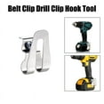 thumbnail image 1 of 1/3 Pcs Clip de Courroie de Perceuse pour Outils 18V Max avec Bouchons de 8mm Vis, 1 of 8