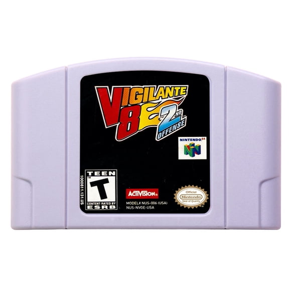 Video Games Compatible for the n64 console, replacement cartridge for Vigilante 8 - 2nd Offense NTSC