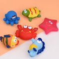 thumbnail image 4 of Juguete de piscina de juego de agua de dibujos animados, barco de peces flotante, rociador, juguete de playa para Baby Shower, 4 of 5