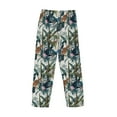 thumbnail image 3 of Fotbe Hawaiian Style Men's Pajama Pants,Sleepwear Pants,Pj Bottoms Drawstring And Pockets-Large, 3 of 7