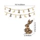 thumbnail image 3 of Guirnalda de madera con huevos de Pascua y conejito para la repisa de la chimenea – decoración rústica colgante de Pascua para el hogar, fiestas, ventanas y entrada, 3 of 6