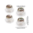 thumbnail image 5 of 4 Pieces Guitar Knob Cap Volume Control Hat Style Durable PP for Bass Guitar Instrument Replacement, 5 of 6