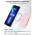 thumbnail image 3 of ExtreLife Magnetic Phone Wallet, Strong Magnetic Card Holder with 2 Card Slots Compatible for iPhone 17/16/15/14/13/12 Series, Slim Leather, Fits 7 Cards, 3 of 8