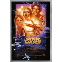 Star Wars: A New Hope - One Sheet Wall Poster, 22.375" x 34", Framed