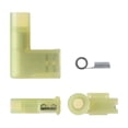 thumbnail image 6 of 25× Insulated Nylon Flag Spade Terminals AWG 12-10 Wire Crimp Female Connectors, 6 of 10
