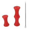 thumbnail image 1 of Silicone Fingers Guard Gear for Recurve Bow , Red, as described, 1 of 7