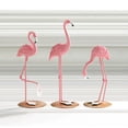 thumbnail image 2 of Zingz & Thingz Flamingo Tabletop Decoration - 8.25" - Pink - Set of 3, 2 of 2